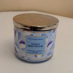 Bath and Body Works Ocean Driftwood 3 wick candle